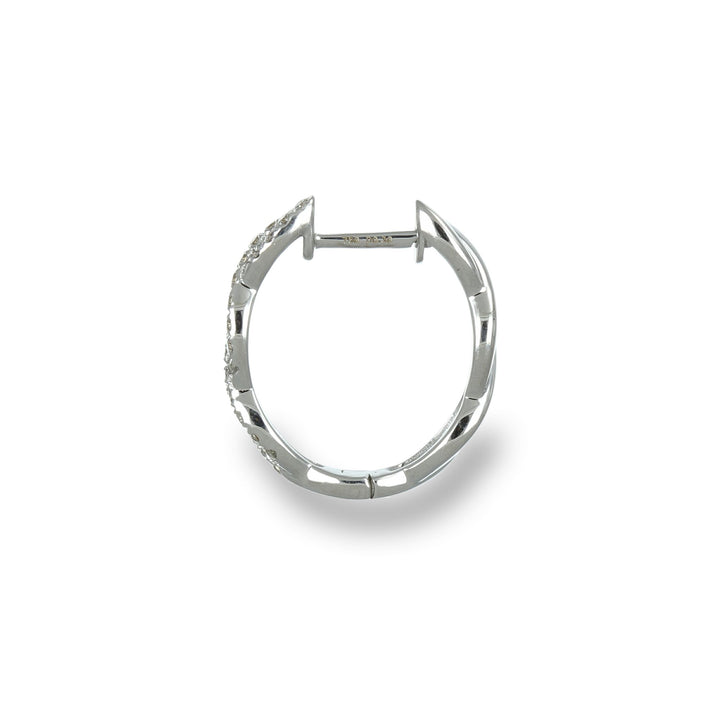 Diamond Frost Hoops