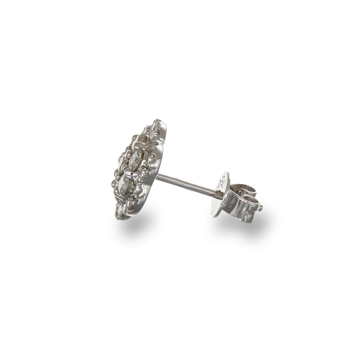 Floral Elegance Diamond Studs