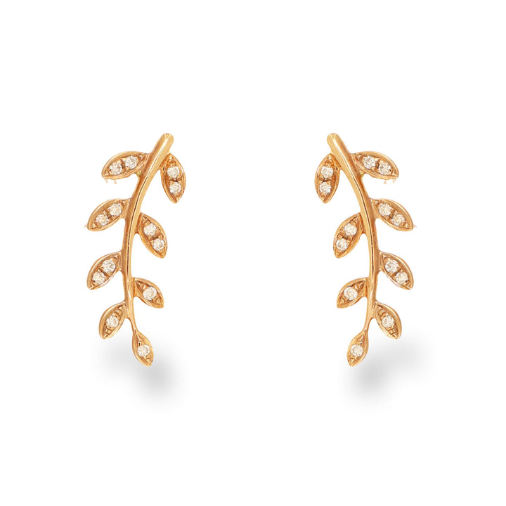 Golden Leaves Studs