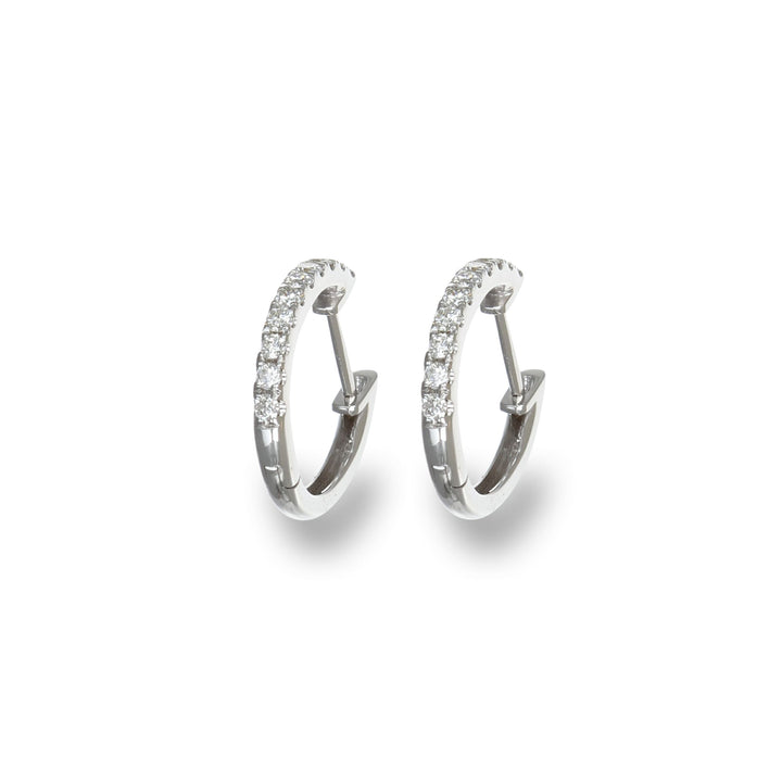 Royal Ice Diamond Hoops