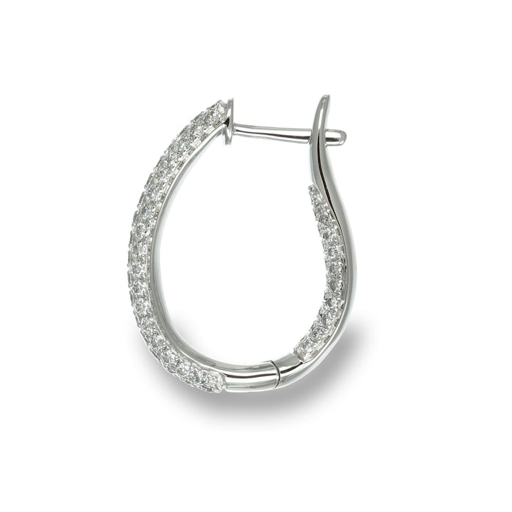 Grand Diamond Hoops