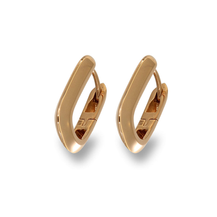 Rose Golden Elegance Hoops