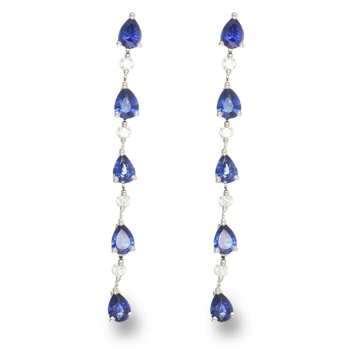 Sapphire Rain Studs